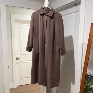 Gallery Women’s Tan Trench Coat waterproof